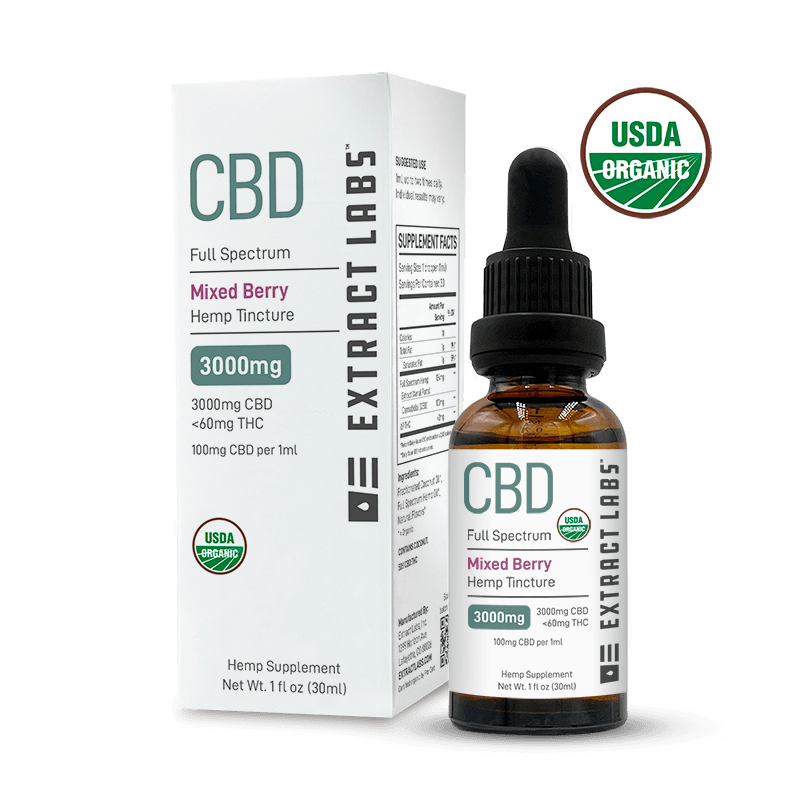 Organic CBD Oil Mixed Berry 3000mg
