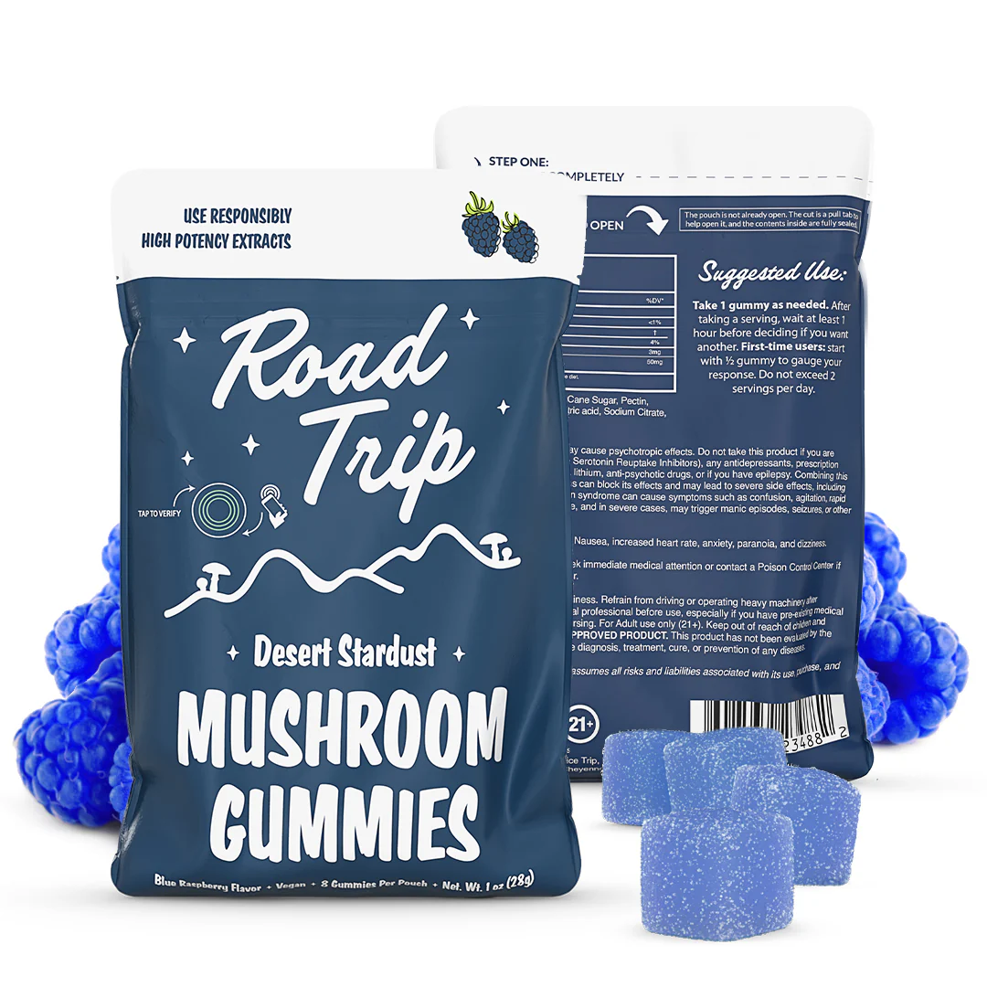 Desert Stardust Magic Mushroom Gummies Rocket Pop